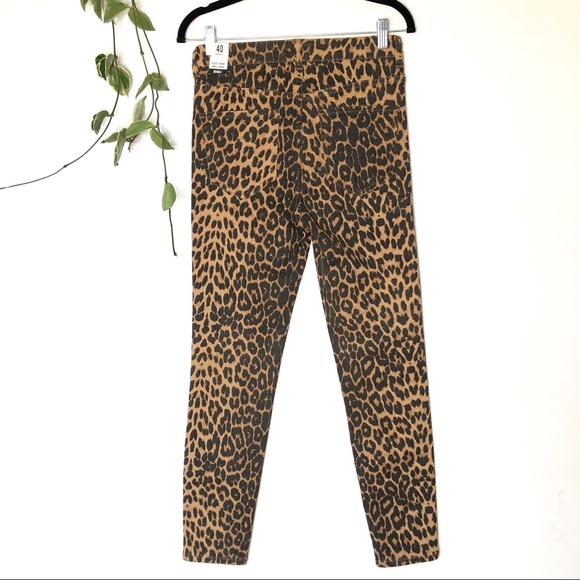 Zara Denim - Zara cheetah high waist stretch legging NWT